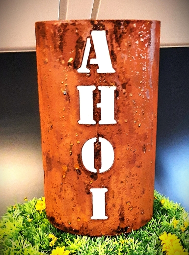 Windlicht Ahoi Segelschiff