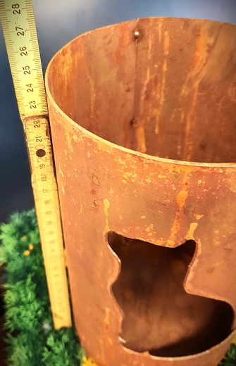 Windlicht kleine sitzende Katze