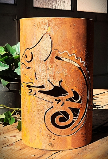 Windlicht Chamäleon