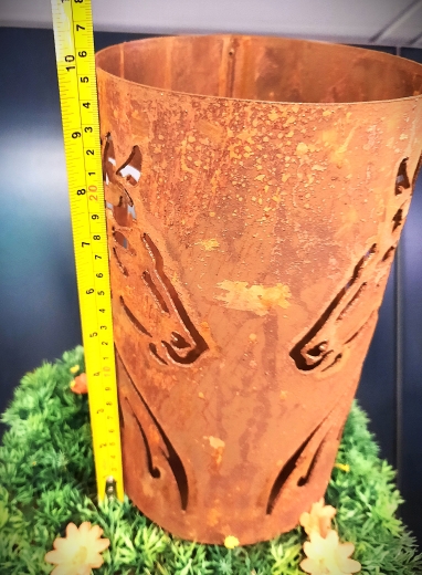 Windlicht Pferdeköpfe ( Seitlich Herzform )