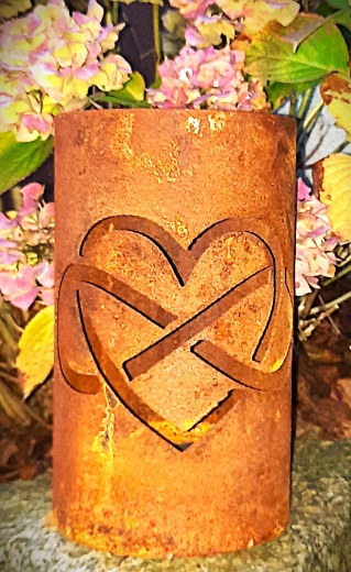 Windlicht Herz unendlich