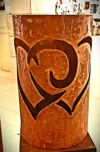 Windlicht verschlungene Herzen