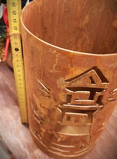 Windlicht Leuchtturm Welle