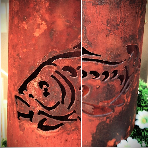 Windlicht Karpfen, Fisch, Koi