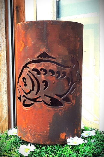 Windlicht Karpfen, Fisch, Koi