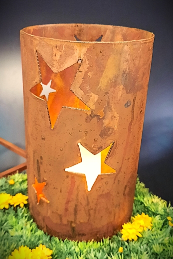 Windlicht Moin Sterne