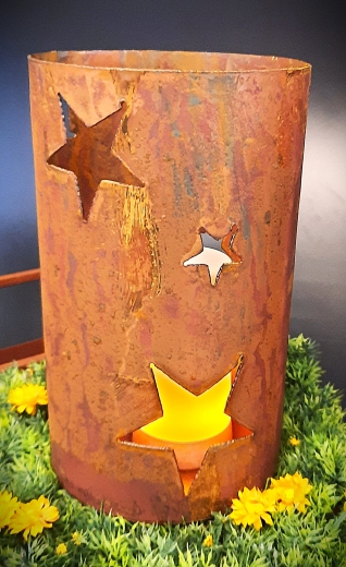 Windlicht Moin Sterne