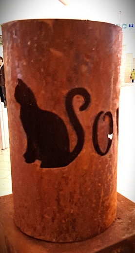 Windlicht Katze Love