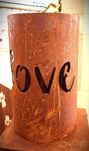 Windlicht Katze Love