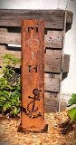 Schild klein Moin Anker Tau