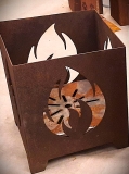 Feuerkorb Flamme