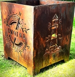 Feuerkorb Leuchtturm Welle / Kompass