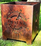 Feuerkorb Leuchtturm Welle / Kompass