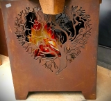 Feuerkorb Lebensbaum Herz