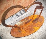 Auf Platte Note im Herz