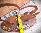 Auf Platte Pfote im Herz