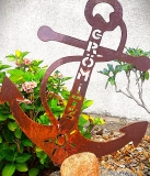 Anker Tau Grömitz / Sonne, 3mm auf Stein