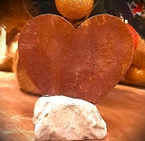 Herz klein auf Stein