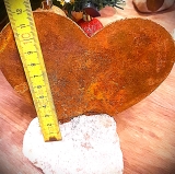 Herz mittel auf Stein