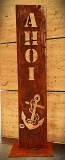 Schild Ahoi Anker Kette