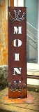 Schild Moin Doppeltes Hufeisen