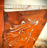 Schild Moin Pferdekopf