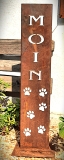 Schild Moin Pfoten ( unten )