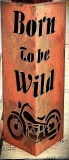 30x30 Säule Born To Be Wild Motorrad