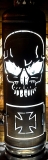 Feuerstelle V- Motor, Totenkopf, Live to ride, Ride to Live