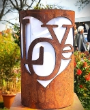 Windlicht Love im Herz