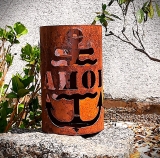 Windlicht Ahoi im Anker