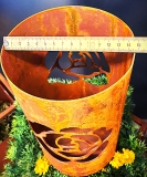 Windlicht Rosen Blütenkopf