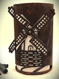 Windlicht Windmühle 3D