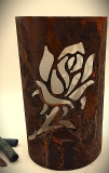 Windlicht Rose am Stiel