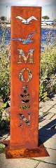 Moin I= Leuchtturm mit Möwen