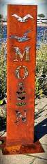 Moin I= Leuchtturm mit Möwen