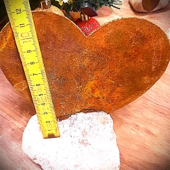 Herz mittel auf Stein