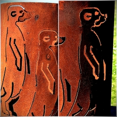 Windlicht Erdmännchen