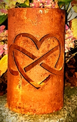 Windlicht Herz unendlich