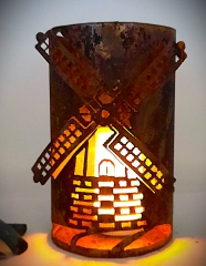 Windlicht Windmühle 3D